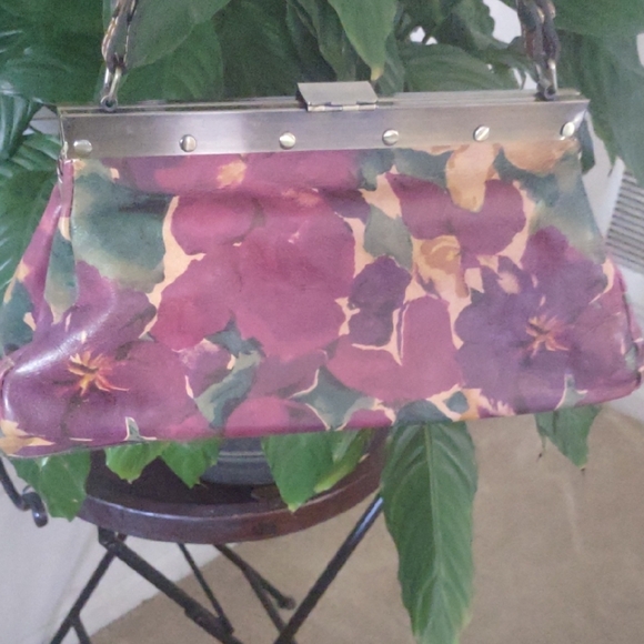 Patricia Nash Vintage Floral Leather Shoulder Bag - Picture 2 of 12
